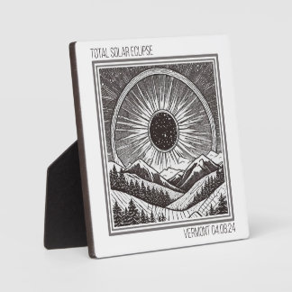 Vermont Eclipse Fotoplatte