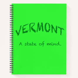 Vermont. Ein Staat des Geistes Notizblock