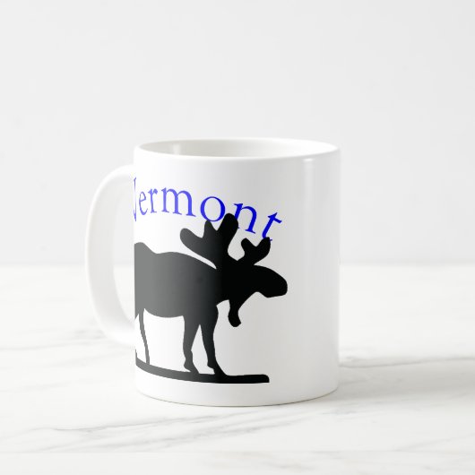 Vermont-Elche Kaffeetasse (Vorderseite Links)