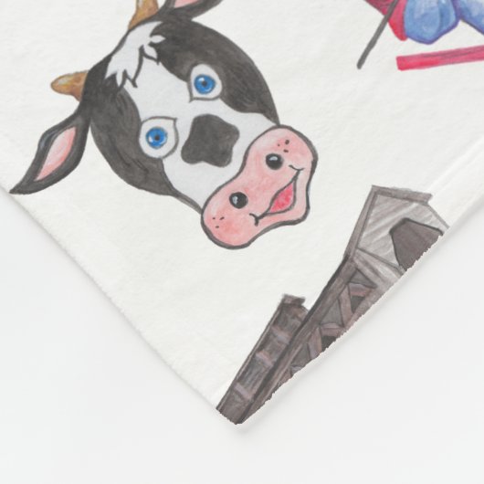 Vermont entwirft Fleece-Decke Fleecedecke (Ecke)