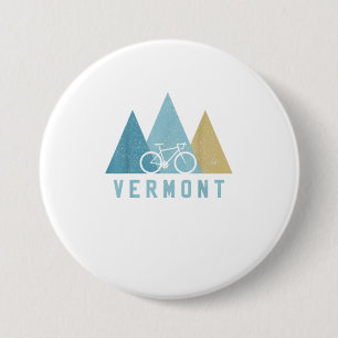 Vermont Fahrrad Vintage-Radsport Berge MTB Button