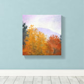 Vermont Fall Foliage Landschaft Canvas Print Leinwanddruck (Insitu (Holzboden))
