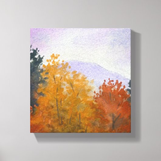 Vermont Fall Foliage Landschaft Canvas Print Leinwanddruck (Vorderseite)