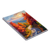 Vermont Fall Foliage Watercolor Landscape Notizblock (Rechte Seite)
