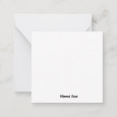 Vermont Fall Scene Card Mitteilungskarte (Rückseite)