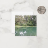 Vermont Fall Scene Card Mitteilungskarte (Vorderseite/Rückseite Beispiel)