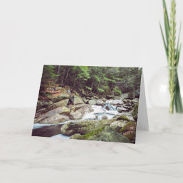 Vermont Falls Blank Card Karte