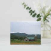 Vermont Farm Postkarte (Stehend Vorderseite)