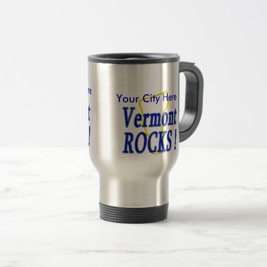 Vermont-Felsen! Reisebecher (VorderseiteRechts)