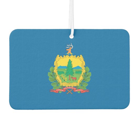 VERMONT-Flag - Autolufterfrischer (Vorderseite)