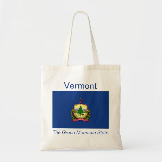 Vermont Flag Bag Tragetasche (Vorne)