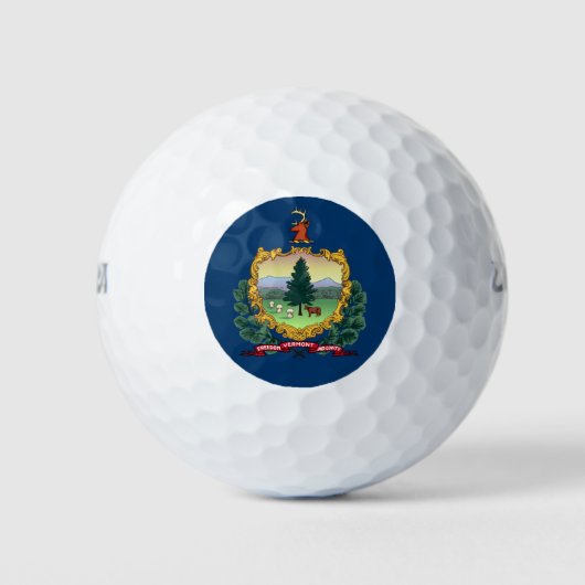 VERMONT FLAG GOLFBALL (Vorderseite)