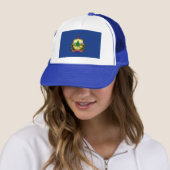 Vermont Flag Hat Truckerkappe (Beispiel)