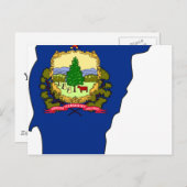 Vermont Flag Karte (Vorne/Hinten)