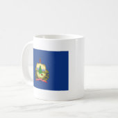 Vermont Flag + Karte Tasse (Vorderseite Links)