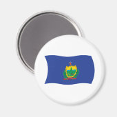 Vermont Flag Magnet (Vorderseite/Rückseite)