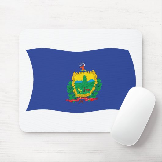 Vermont Flag Mousepad (Mit Mouse)