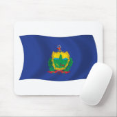 Vermont Flag Mousepad (Mit Mouse)