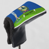 Vermont-Flagge Golf Headcover (3/4 Vorderseite)