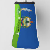 Vermont-Flagge Golf Headcover (Rotieren 90)