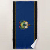 Vermont-Flagge Strandtuch (Vorderseite)