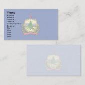 Vermont-Flagge Visitenkarte (Vorne/Hinten)