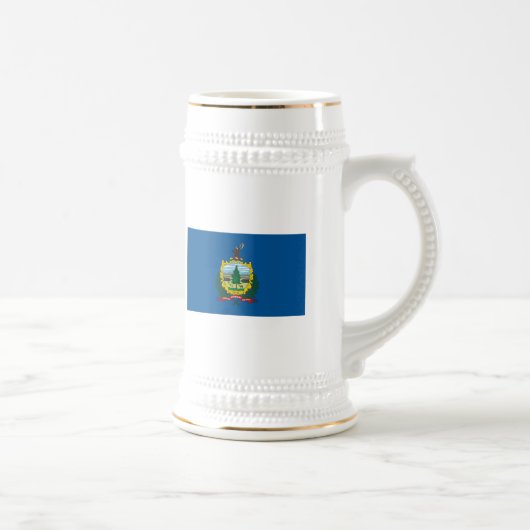 Vermont-Flaggen-Tasse Bierglas (Rechts)
