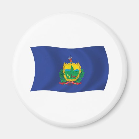 Vermont-Flaggenmagnet Magnet (Vorne)