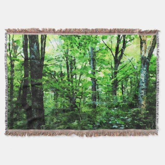 Vermont Forest im Sommer Decke (Vorderseite)