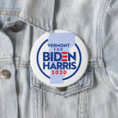 Vermont für Biden Harris Button (Beispiel)
