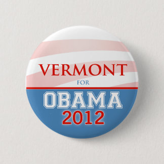 VERMONT für Obama 2012 Button