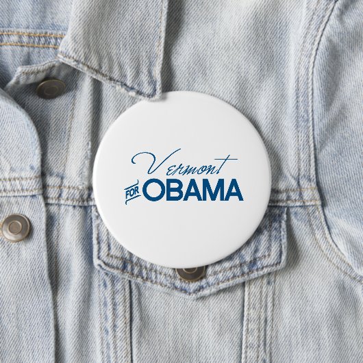 Vermont für Obama -.png Button (Beispiel)