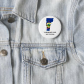Vermont für Präsidentenknopf Joe Bidens 2020 Button (Beispiel)