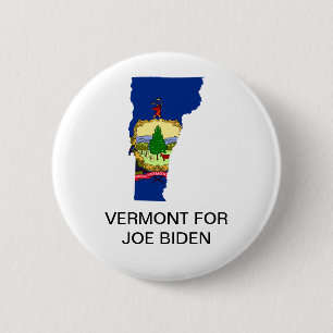 Vermont für Präsidentenknopf Joe Bidens 2020 Button