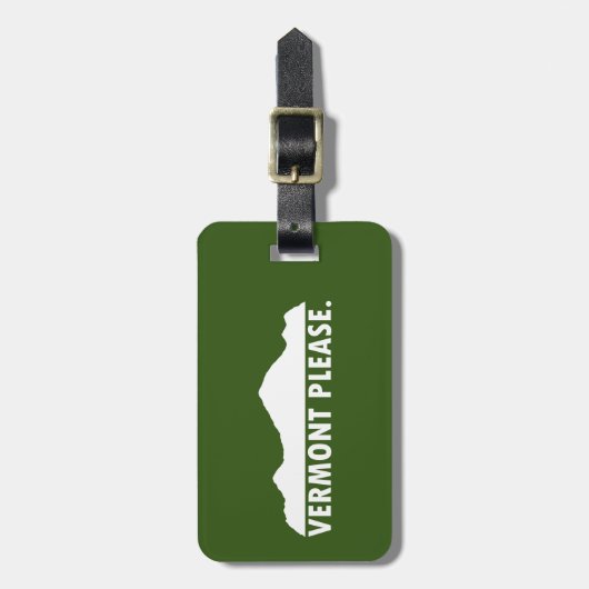 Vermont Gepäckanhänger (Vorderseite vertikal)