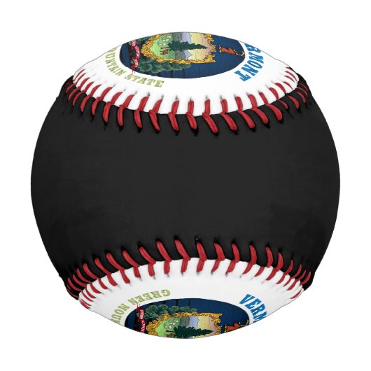 VERMONT GREEN BERGSTAAT FLAG BASEBALL (Vorderseite)
