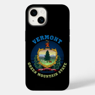 VERMONT GREEN BERGSTAAT FLAG Case-Mate iPhone 14 HÜLLE