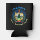VERMONT GREEN BERGSTAAT FLAG DOSENKÜHLER (Vorderseite)