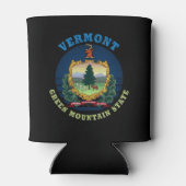 VERMONT GREEN BERGSTAAT FLAG DOSENKÜHLER (Rückseite)