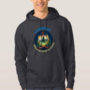 VERMONT GREEN BERGSTAAT FLAG HOODIE