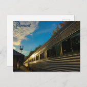 Vermont Green Mountain Flyer bei Sunset Postkarte (Vorne/Hinten)