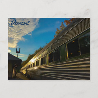Vermont Green Mountain Flyer bei Sunset Postkarte