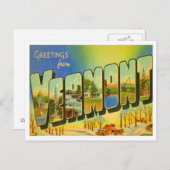 Vermont Greetings von US-Staaten Postkarte (Vorne/Hinten)