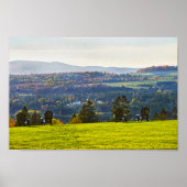 Vermont Herbst Abend View Poster (Vorne)