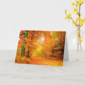 Vermont-Herbst-Natur-Geldstrafe-Landschaft Karte (Gelbe Blume)