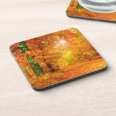 Vermont Herbstlandschaft Getränkeuntersetzer (Linke Seite)