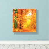 Vermont Herbstlandschaft Leinwanddruck (Insitu (Holzboden))