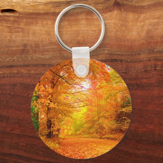 Vermont Herbstlandschaft Schlüsselanhänger (Vorderseite)
