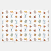 Vermont Herbstmapfelsirup Flannel Skisaison Geschenkpapier Set (Vorderseite 3)