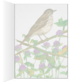 Vermont Hermit Thrush Clover Hello Friend (Innen (Rechts))
